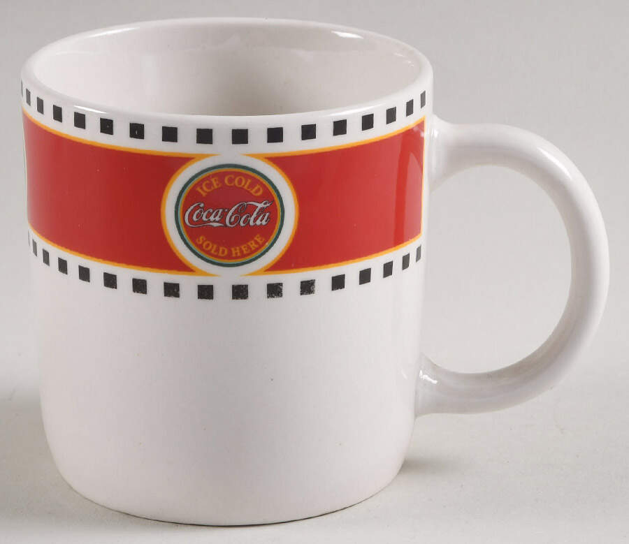 Coca Cola Banner Mug by Gibson Designs-1