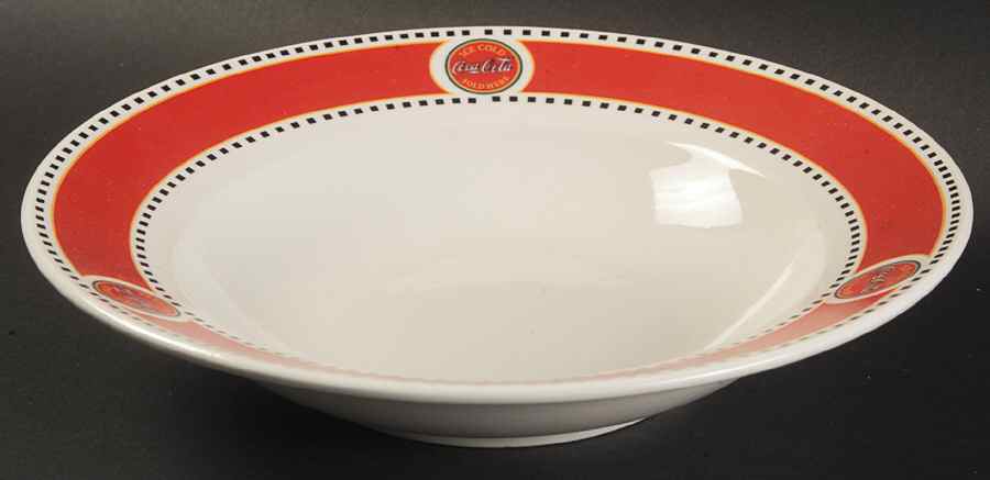 Coca Cola Banner Soup/Cereal Bowl by Gibson Designs-1