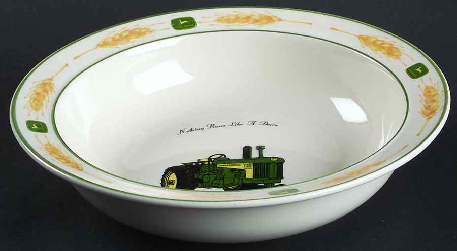 John Deere Amber Waves (Rim) Soup/Cereal Bowl by Gibson Designs-1