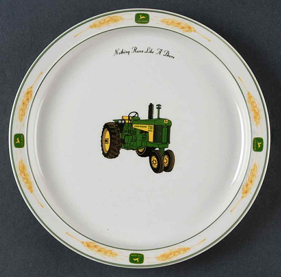 John Deere Amber Waves (Rim) Salad/Dessert Plate by Gibson Designs-1