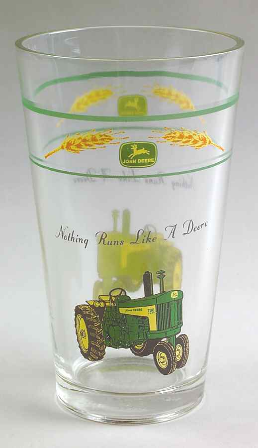 John Deere Amber Fields (Coupe) 14 Oz Glassware Tumbler by Gibson Designs-1