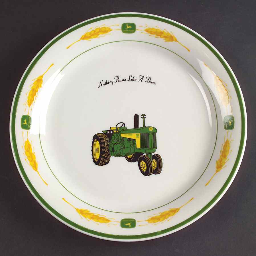 John Deere Amber Fields (Coupe) Dinner Plate by Gibson Designs-1