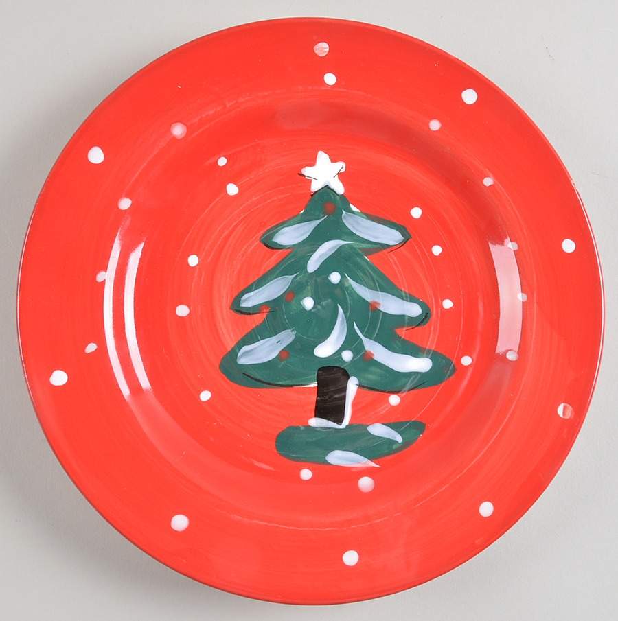 Christmas Frolic Salad Plate by Gibson Designs-1