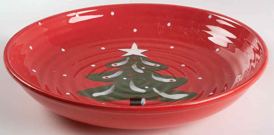 Christmas Frolic 13" Round Serving Bowl by Gibson Designs-1