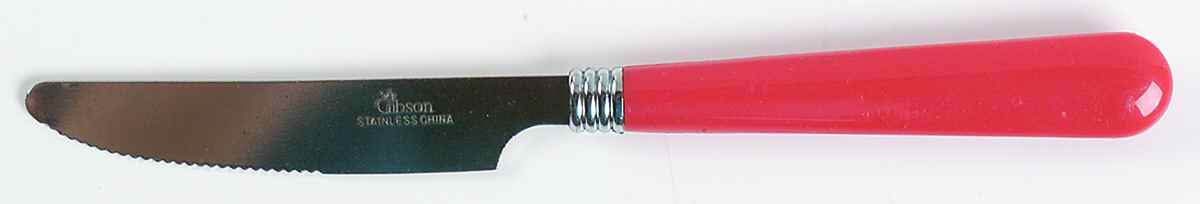 Holiday Accent Red Small Dinner Knife by Gibson Designs-1