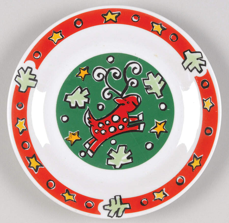 Christmas Treasures Salad Plate by Gibson Designs-1