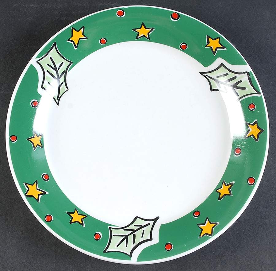 Christmas Treasures Dinner Plate by Gibson Designs-1