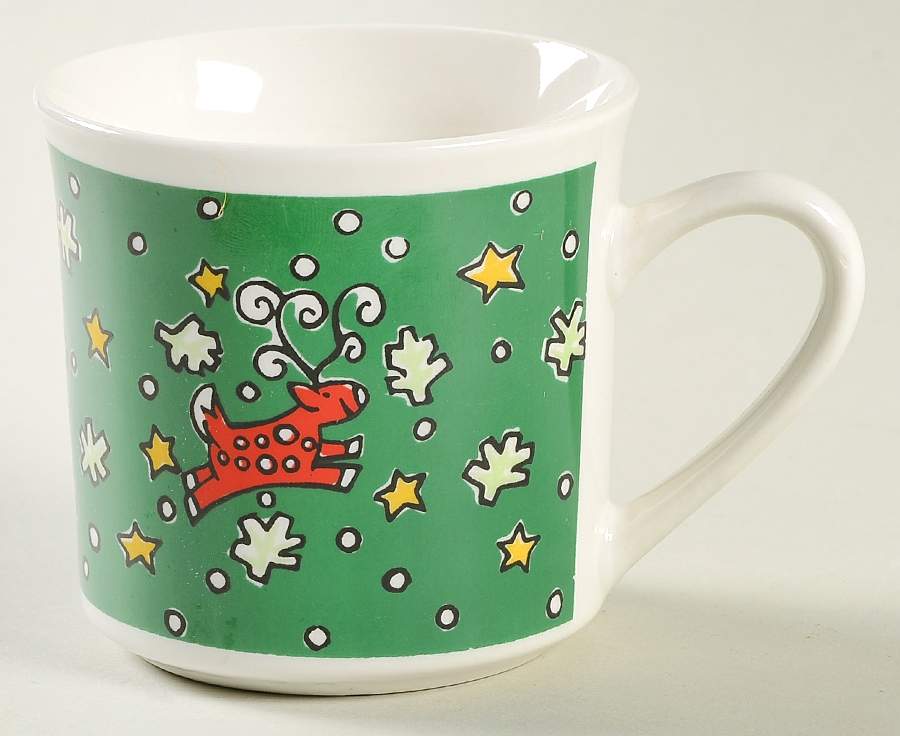 Christmas Treasures Flat Cup by Gibson Designs-1