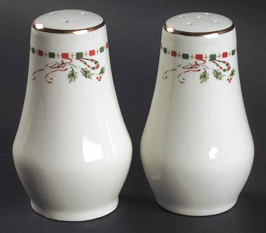 Festive Traditions Salt & Pepper Set by Gibson Designs-1