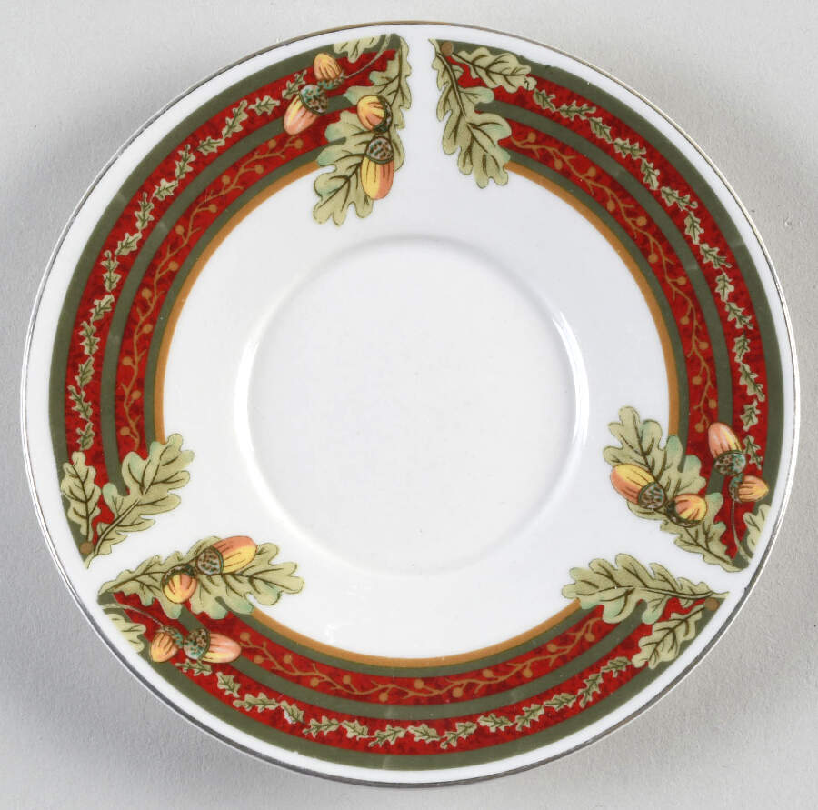 Maple Holiday Saucer by Gibson Designs-1