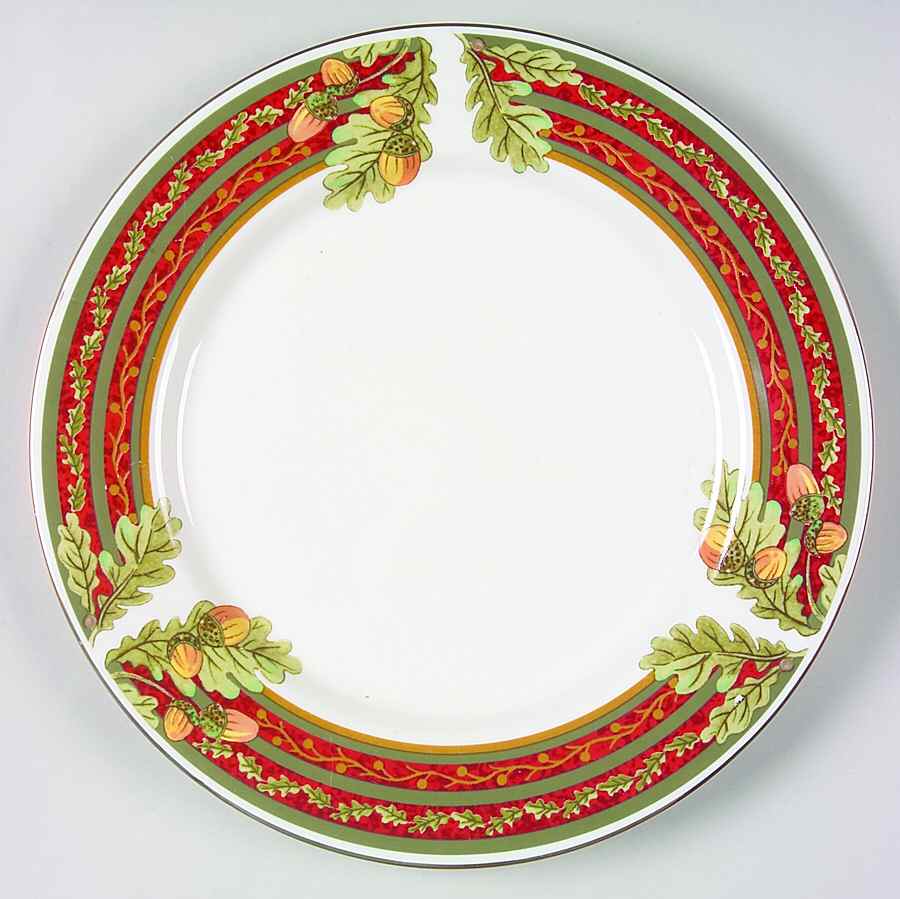 Maple Holiday Dinner Plate by Gibson Designs-1