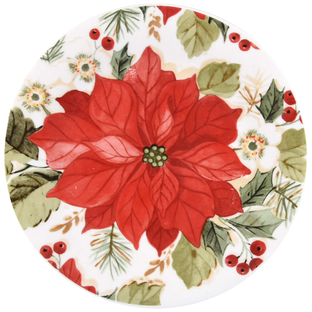Holiday Grace Salad Plate by Gibson Designs-1