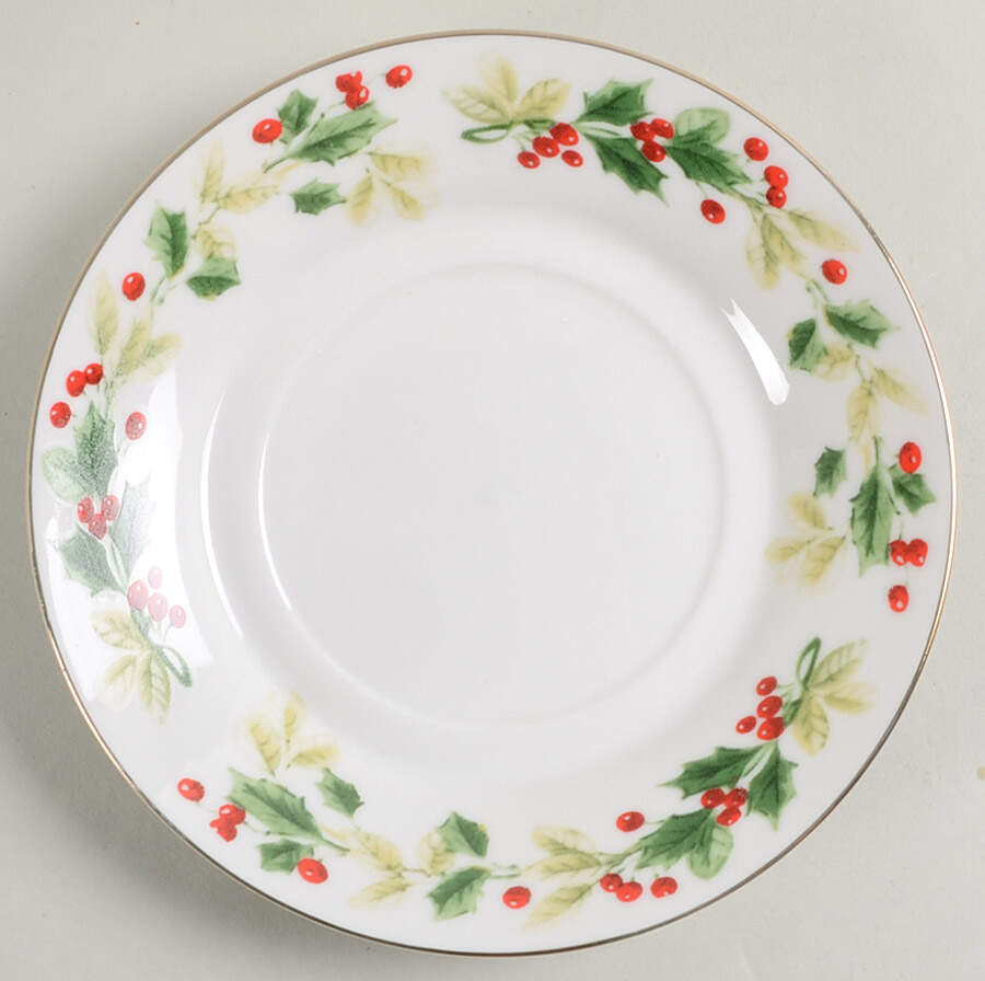 Holiday Classics Saucer for Flat Cup by Gibson Designs-1