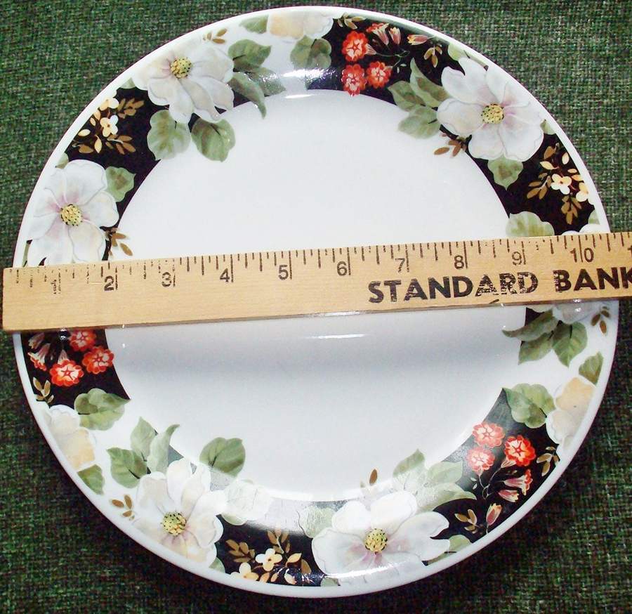 Magnolia Twilight Dinner Plate by Gibson Designs-1