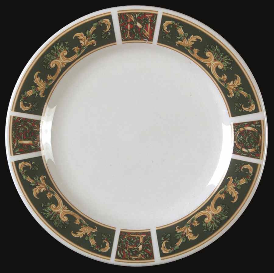 Christmas Noel Salad Plate by Gibson Designs-1