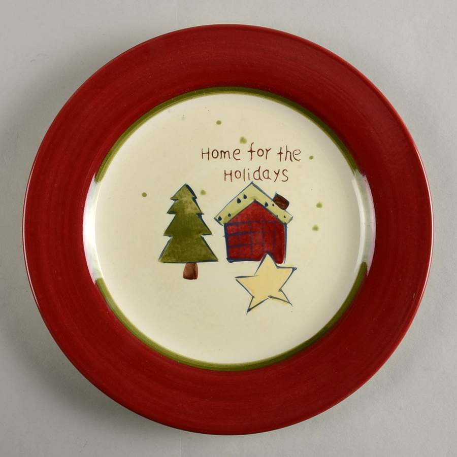 Holiday Tidings Salad Plate by Gibson Designs-1