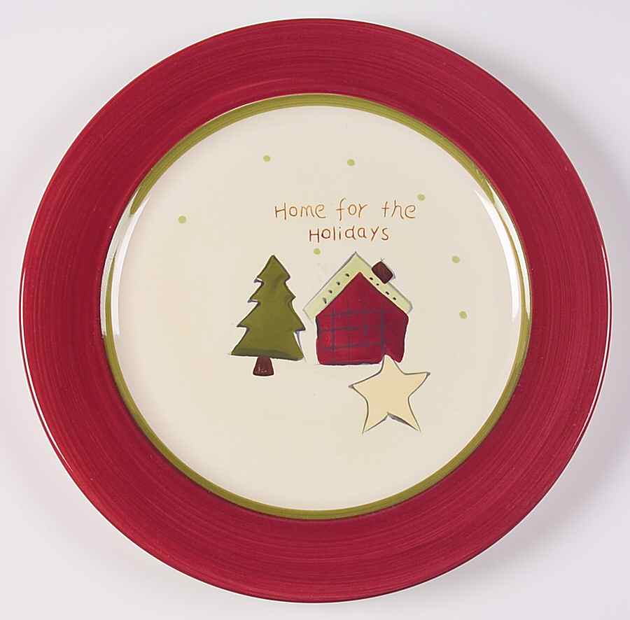 Holiday Tidings Dinner Plate by Gibson Designs-1
