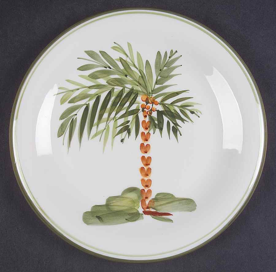 Palm Court Salad/Dessert Plate by Gibson Designs-1