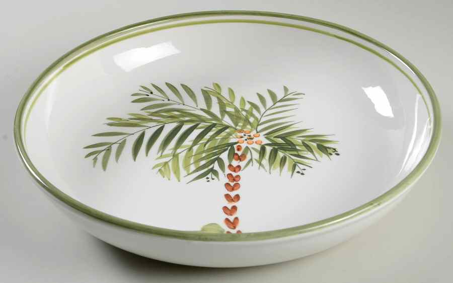 Palm Court 13" Shallow Round Bowl by Gibson Designs-1