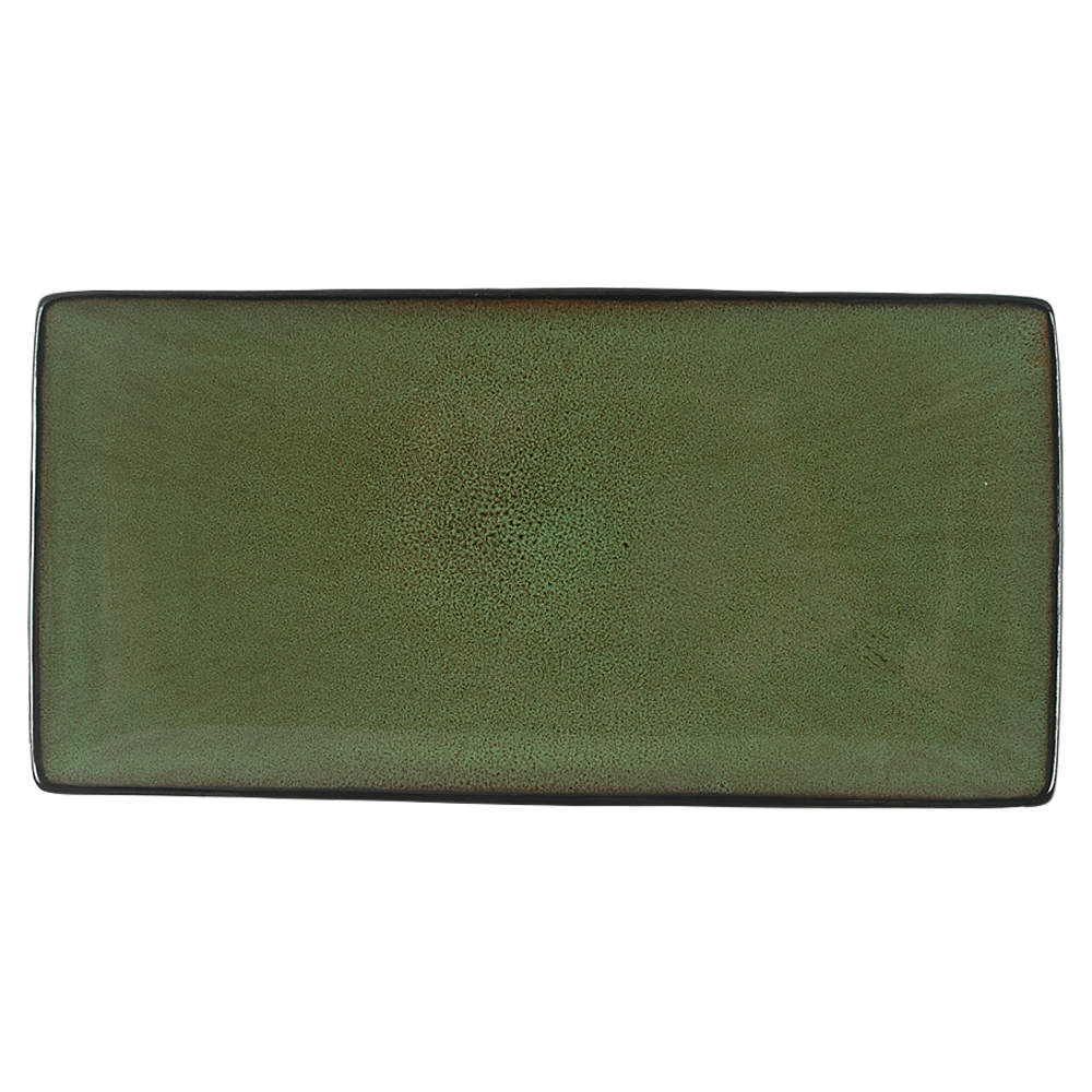 Fusion Wasabi 12" Rectangular Serving Platter by Gabbay-1