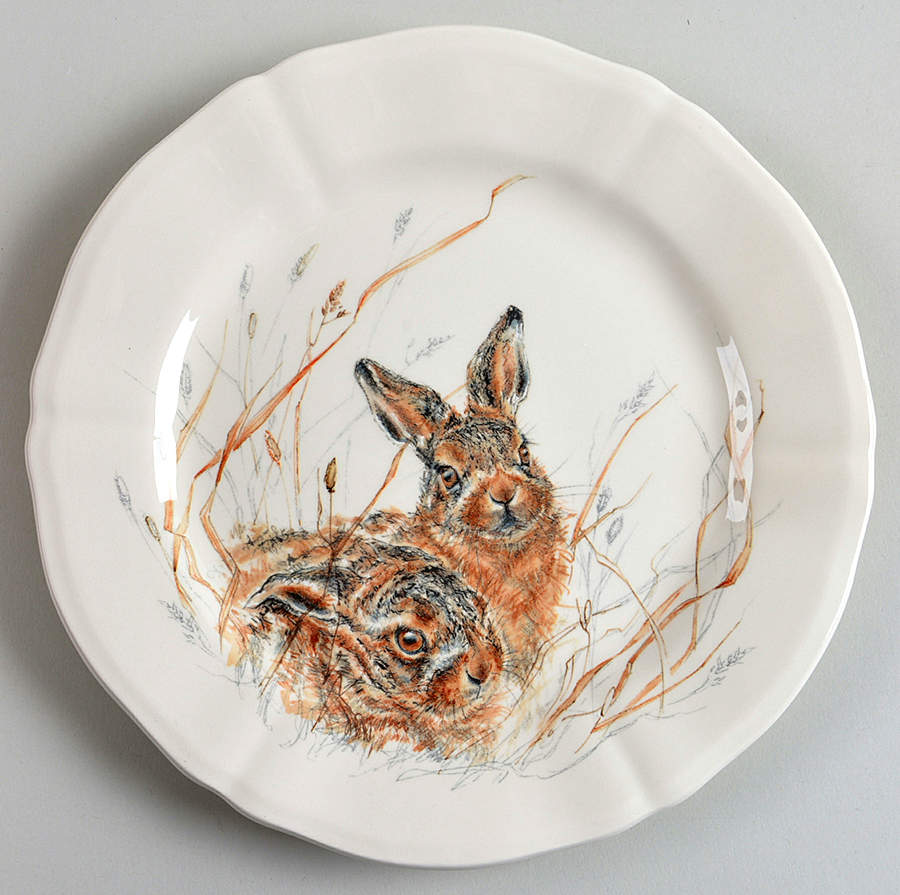 Sologne Dessert/Pie Plate by Faiencerie De Gien-1