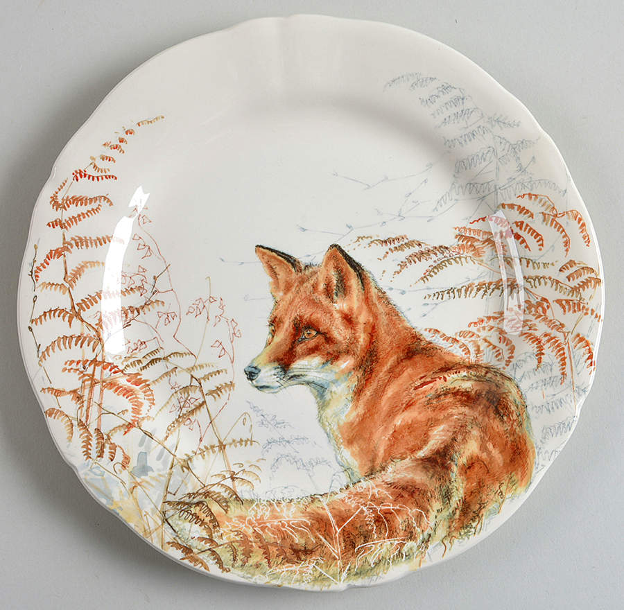 Sologne Dessert/Pie Plate by Faiencerie De Gien-1