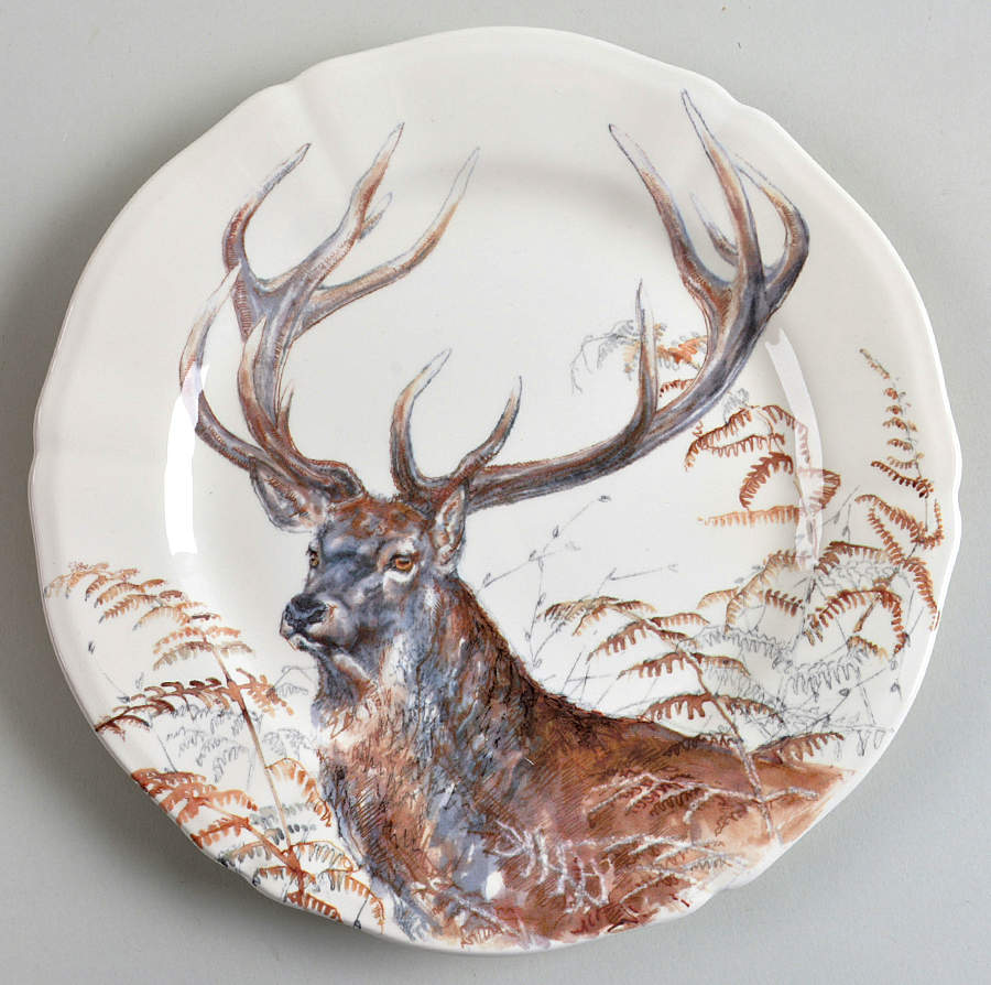 Sologne Dessert/Pie Plate by Faiencerie De Gien-1