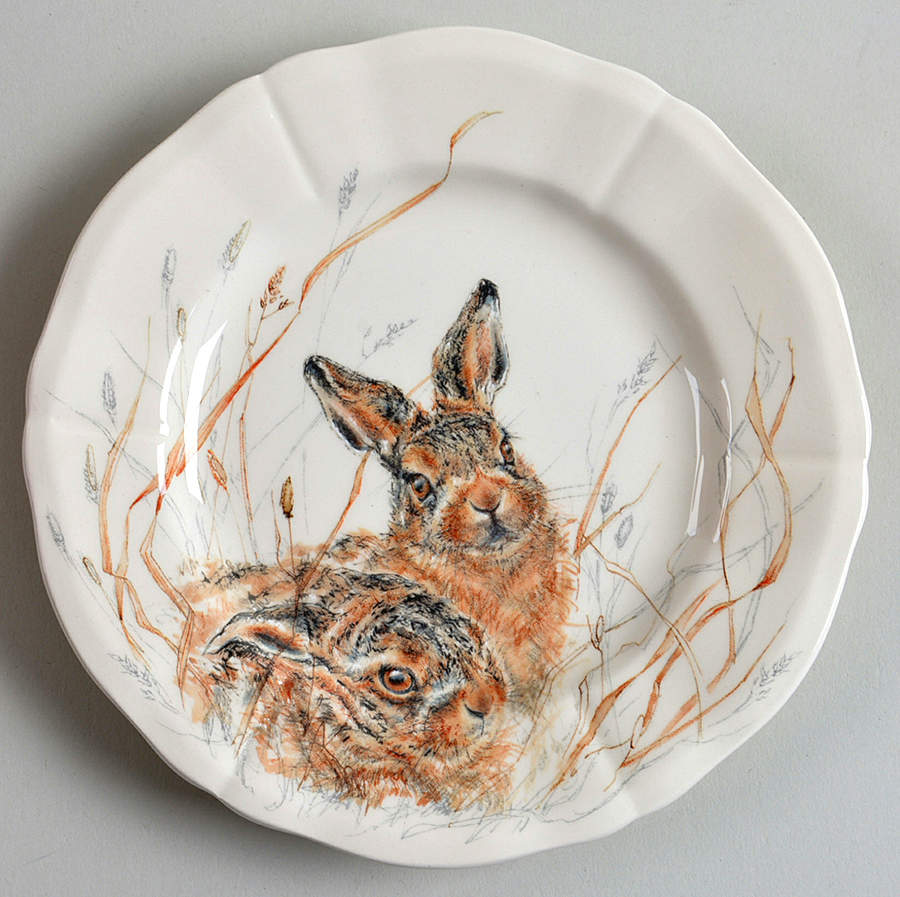 Sologne Canape Plate by Faiencerie De Gien-1