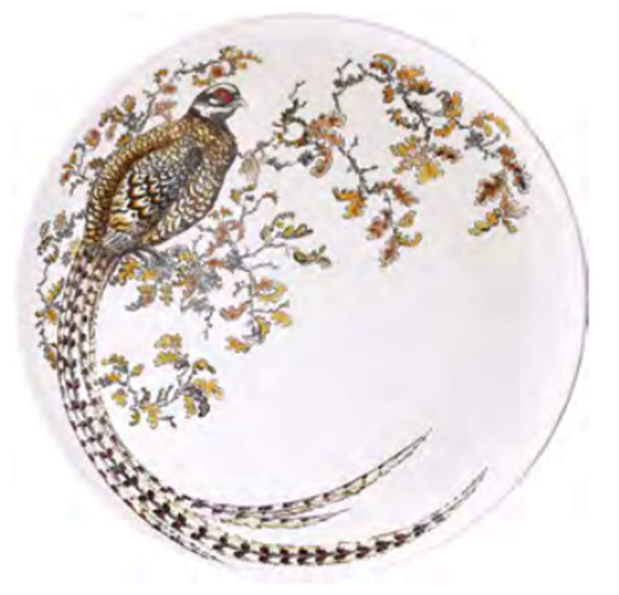 Sologne Plate Wall by Faiencerie De Gien-1