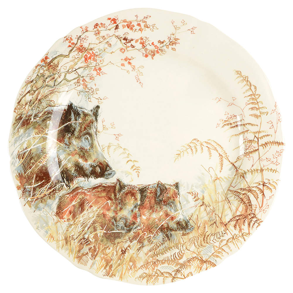 Sologne Dessert/Pie Plate by Faiencerie De Gien-1