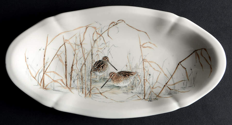 Sologne Pickle Dish by Faiencerie De Gien-1
