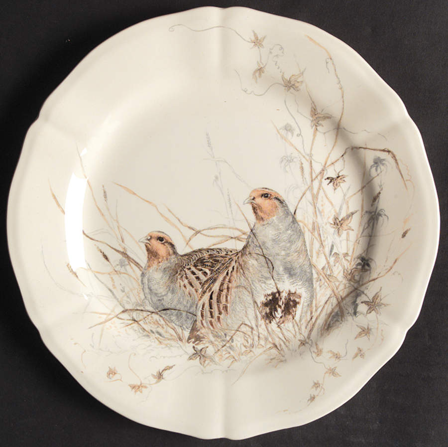 Sologne Dessert/Pie Plate by Faiencerie De Gien-1