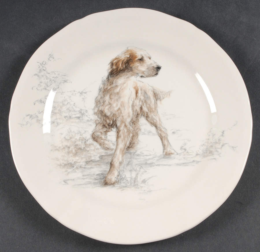 Sologne Dessert/Pie Plate by Faiencerie De Gien-1