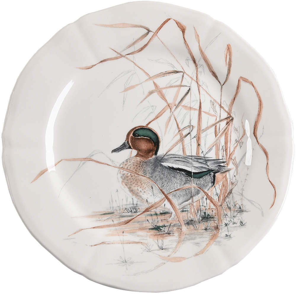 Sologne Dessert/Pie Plate by Faiencerie De Gien-1