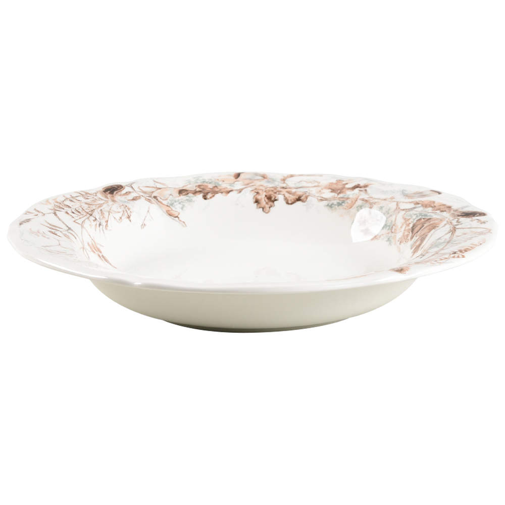 Sologne Large Rim Soup Bowl by Faiencerie De Gien-1