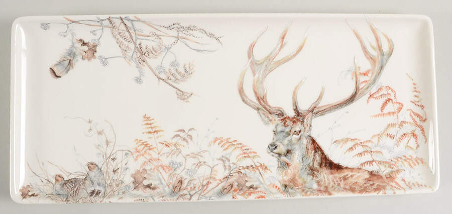 Sologne Oblong Tray 14" by Faiencerie De Gien-1