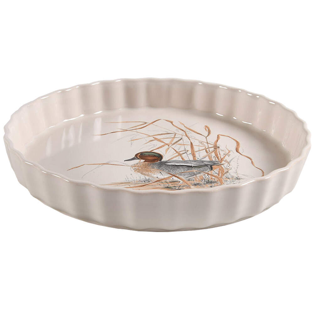 Sologne Tart Dish by Faiencerie De Gien-1