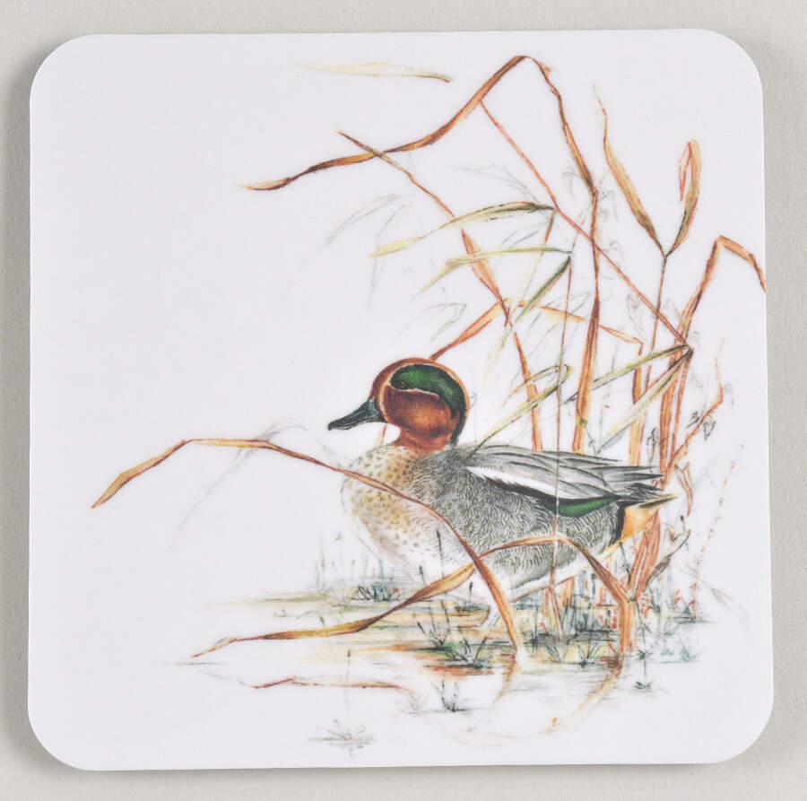 Sologne Square Acrylic Coaster by Faiencerie De Gien-1
