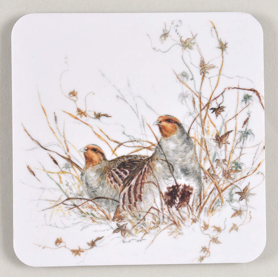 Sologne Square Acrylic Coaster by Faiencerie De Gien-1