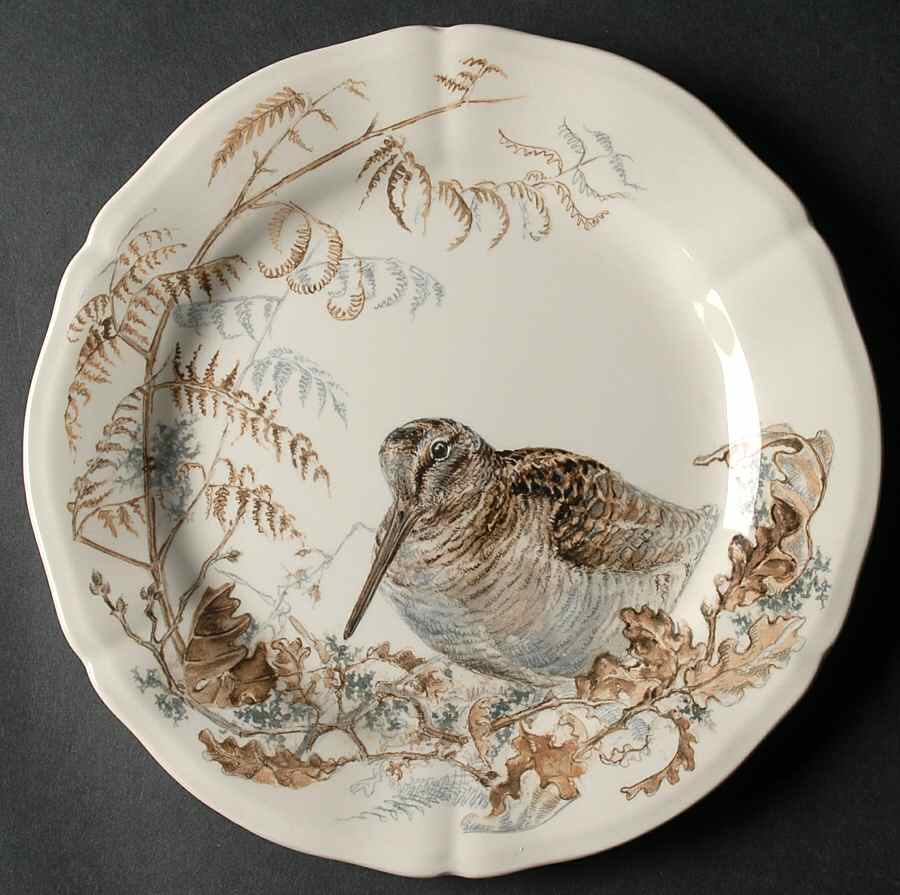 Sologne Dessert/Pie Plate by Faiencerie De Gien-1