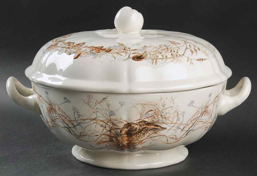 Sologne Tureen &  Lid by Faiencerie De Gien-1