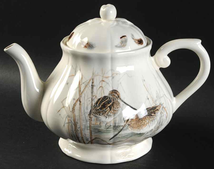 Sologne Teapot & Lid by Faiencerie De Gien-1
