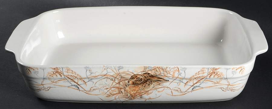 Sologne 14" Rectangular Baker by Faiencerie De Gien-1