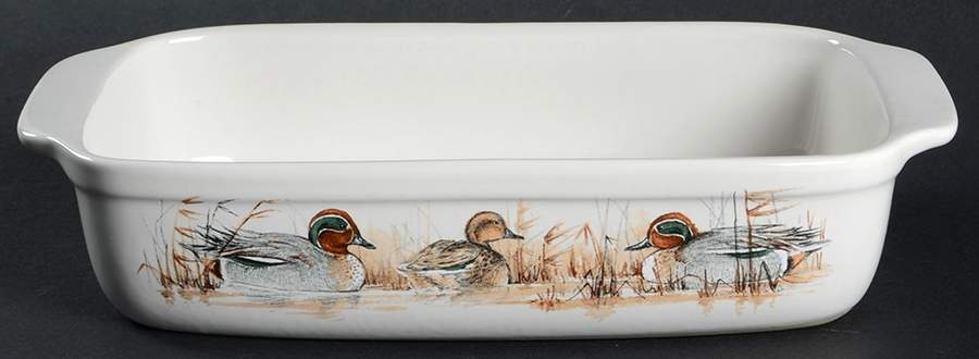 Sologne 10" Rectangular Baker by Faiencerie De Gien-1