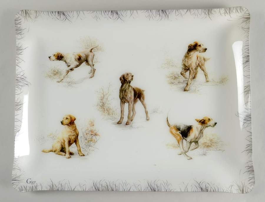 Sologne 19" Acrylic Rectangular Tray by Faiencerie De Gien-1