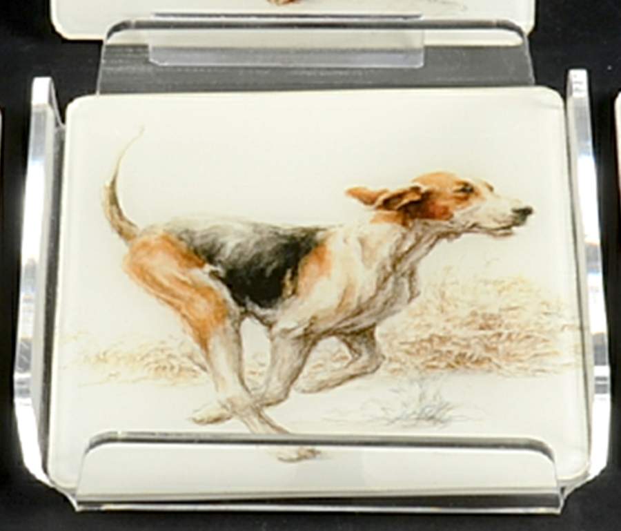 Sologne Square Acrylic Coaster by Faiencerie De Gien-1