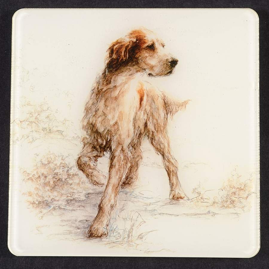 Sologne Square Acrylic Coaster by Faiencerie De Gien-1