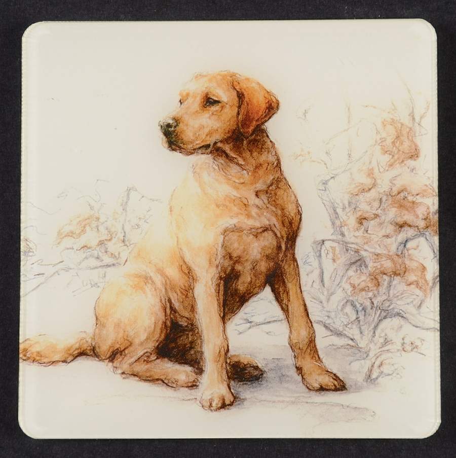 Sologne Square Acrylic Coaster by Faiencerie De Gien-1
