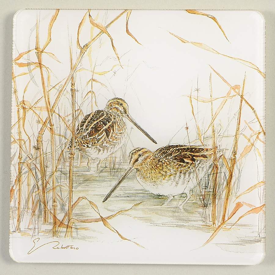 Sologne Square Acrylic Coaster by Faiencerie De Gien-1