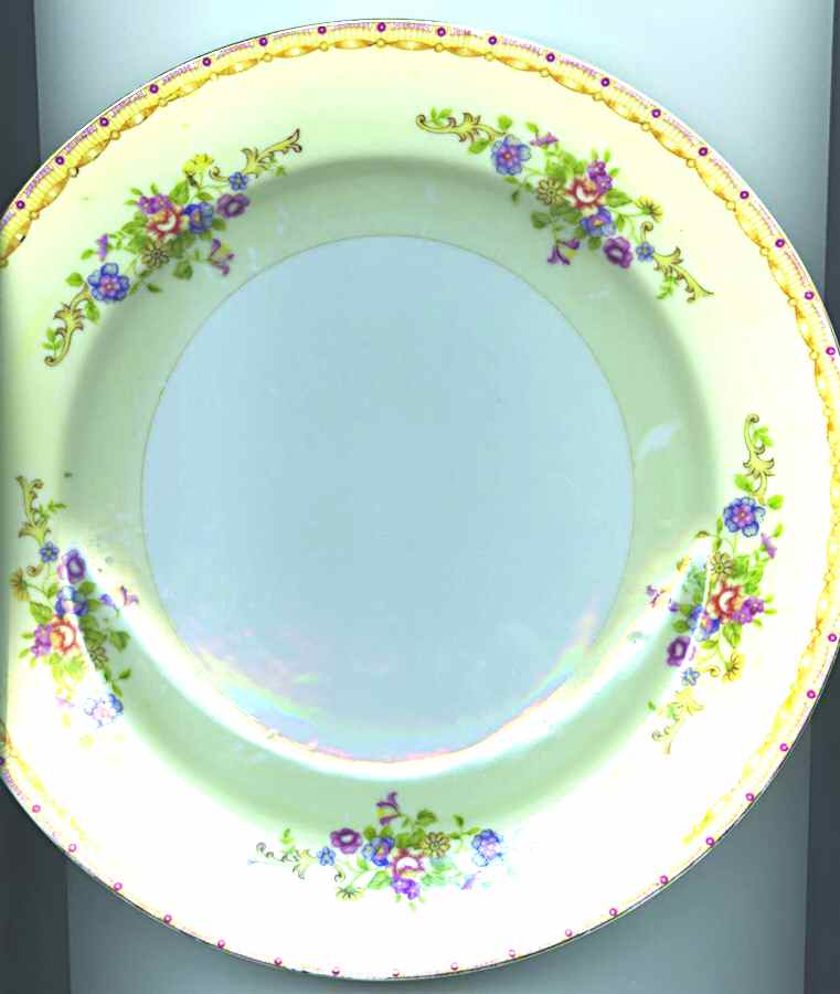 GOC48 Dinner Plate by Gold China-1